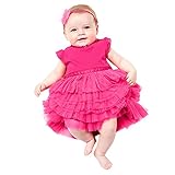Ochine　女の子　プリンセス風ワンピース　ドレス　ベービー　ガールズ　女児　かわいいワンピ　春夏　子供洋服　誕生日　入学式　子供の日　三五七　遊園地に　ローズレッド