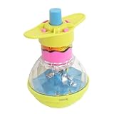 uxcell　ライトこま　セルフコントロール　ロータリースイッチ　フラッシュライト　高速　回っているこま形　子供用