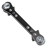 hilmor 1839045 Service Wrench, 1/2" x 9/16" Hex, 3/16" x 1/4" Square [並行輸入品]