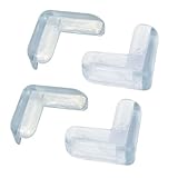 uxcell® Desk Table Corner Right Angle Safety Cushion Pad Protector 4 Pcs Clear [並行輸入品]
