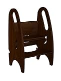 The Growing Step Stool by Little Partners (Espresso) ? 3 Position Adjustable Height Kids Step Stool 