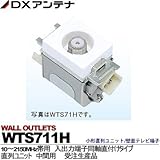 【DXアンテナ】小形直列ユニット/壁面テレビ端子　直列ユニット　中間用　WTS711H