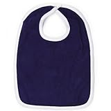 オーガニックコットン パイル地 よだれかけ（ビブ）ブラックベリー