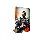 Notorious MMA Conor McGregorペイントポスターアートワークonキャンバスアートプリント 16x24 inches