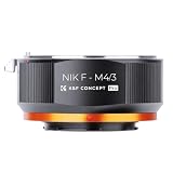 K&F CONCEPT マウントアダプター ニコン対応 Fマウント マイクロフォーサーズ マウント NIK-M4/3 変換 Nikon対応 Micro 4/3 マウント変換アダプター PROⅡ 艶消し仕上げ 反射防止 無限遠実現 メーカー直営店