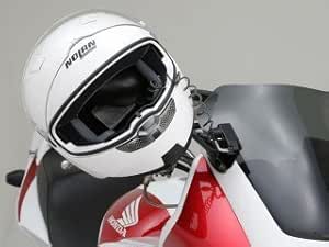 Amazon デイトナ バイク用 ヘルメットホルダー ミラークランプ Cbr250r 11 ヘルメットロック 車 バイク