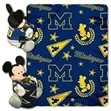 Michigan Wolverines Disney Hugger Blanket by Hall of Fame Memorabilia