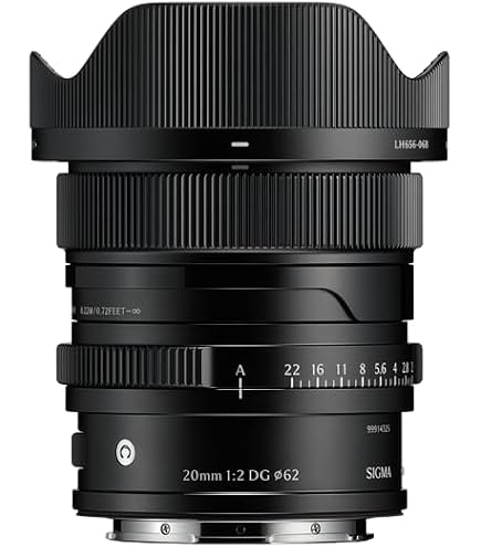 シグマ(Sigma) 20mm F2 DG DN Lマウント広角単焦点レンズ