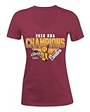 NBA Cleveland CavaliersレディースChampionsベビージャージーVネック半袖Tシャツ, Large , Red