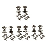 Veemoon 24 個 ボックス ヴィンテージ バックル スモール ラッチ キャビネット 掛け金 ラッチ 掛け金 バックル 掛け金 ラッチ