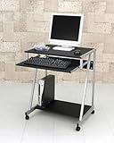 スライドテーブル付きPCデスク ブラック CT-2626BK アウトレット by サカベ