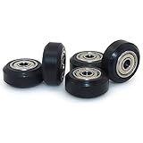WINGONEER 5pcs 24mm 3D プリンタ大きなプラスチックプーリーパッシブラウンドホイールアイドラープーリーギアパーリンホイール