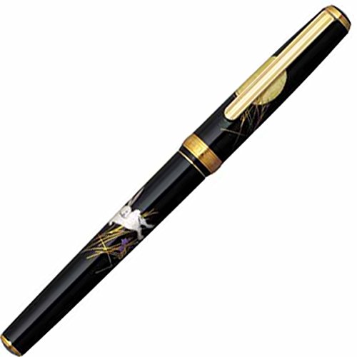 プラチナ 蒔絵万年筆 金沢箔 月と兎 中字(M) PTL-15000H#87-3