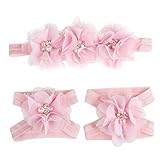 Meily(TM) Love Baby Girls Foot Flower Barefoot Sandals + Headband Set Baby Infants Girl (Pink) by Me