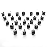 Adonaiハードウェア16 mm " Hallelujah "ブラックアンティークアイアン装飾ドアスタッド( 25 Pieces perボックス)