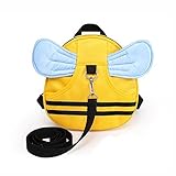 E'Plaza Bee with Wings Baby Kid Toddler Walking Safety Harness Strap Cosplay Backpack Reins Bag (a) 