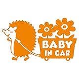 imoninn BABY in car ステッカー　【パッケージ版】　No.62　花屋のハリさん　（オレンジ色）