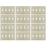 Sunlite、Gangトグルスイッチプレート 12 Pack E104/I/12PK 12