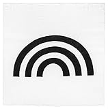 Modern Burlap(モダンバーラップ) おくるみ 1枚 オーガニックコットンモスリンスワドルブランケット Rainbow レインボー