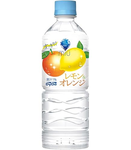 Amazon.co.jp: ダイドー ミウ レモン＆オレンジ PET 550ml×24本入×2