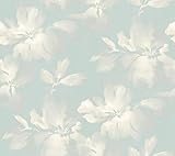 York so2475 Candice Olson Tranquil Midnight Blooms壁紙、ライトブルー