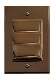 Hinkley Lighting 1542MZ Brass Vertical Deck Light, 12 Watt T5 Wedge Base Light Bulb, Matt Bronze [並行