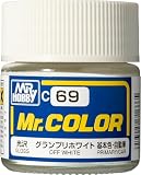 GSI クレオス(GSI Creos) GSIクレオス Mr.カラー グランプリホワイト 光沢 10ml 模型用塗料 C69
