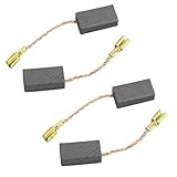 uxcell カーボンブラシ代替品 電子モーターカーボンブラシ パワーツール 15×8×5mm 4個入