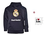 Real MadridパーカージャケットフリースNavy Youth Boys公式ライセンスNew Season &ステッカー