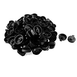 uxcell ガスストーブノブ ガスこんろ オーブンスイッチ 点火ツマミ コントロールノブ　プラスチック製　ロータリースイッチ　100個入