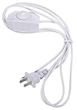 無極性AWGスイッチ調光ケーブル光変調器ランプライン調光器110V-220V (白)