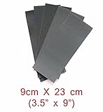 6 PC 1/3 シート 3 1/2 」 x 9 」の各種ウエットまたはドライサンドペーパー 600 粒 2000 粒を