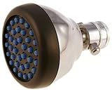Spray Clean Chrome Showerhead with pressure compensating flow controller, ON/Off Button, low flow 2.