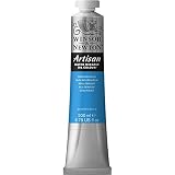 Winsor & Newton Artisan 水溶性オイルカラーペイント 200mlチューブ セルリアンブルー