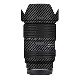 に適合する Tamron 28-75mm F2.8 G2用レンズキャップスキン傷防止カメラステッカー ソニーマウントカメラ保護ラップフィルムボディプロテクターデカールF/2.8 28-75 2.8(カーボンファイバーブラック)