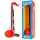 Otamatone デラックス電子楽器 大人用 ポータブルシンセサイザー デジタルエレクトリックミュージック キューブ/メイワ電機 クールスタッフギフト レッド [英語マニュアル]