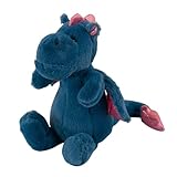 Hidrrdcドラゴン ぬいぐるみ ふわふわ 可愛いドラゴン 座り方です (30cm,ブルーです)