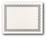 Masterpiece Silver Parchment Certificate - 11 x 8.5 - 100 Sheets by Masterpiece Studios [並行輸入品]