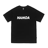 ファッションメンズベーシックコットンダブルステッチ半袖Tシャツ（ブラック）