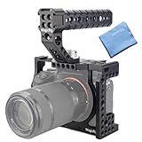 MAGICRIG a7iii フルケージ トップハンドルグリップ 位置決め穴付き Sony A7III /A73 /A7RIII /A7R3 /A7M3(A7R Mark III/ILCE-7RM3)用