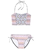 O'NEILL(オニール) ガールズ水着・スウィムスーツ Evie Smocked Tankini Set (Toddler/Little Kids) Multi 4 Little Kids 身長: 