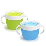 Munchkin 2 Piece Snack Catcher Blue/Green [並行輸入品]