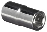 Martin M609 9/32 Type I Opening 1/4 Square Drive Socket 6 Points Standard 13/16 Overall Length Chrom