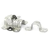 XDiscount ホースバンド　サドルクランプ　クリップ　チューブ/パイプ用　U型　20mm直径　ステンレススチール　5個入り