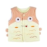 杜屋トヤ　新生児服　ベスト　あったか・やわらかベビーベスト　ノースリーブ　前開き　防寒　保温　ルームウェア　かわいい　秋　冬　カジュアル　部屋着　遊び　お出かけ　プレゼント　ベビー　女の子　男の子　ユ