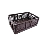 折りたたみコンテナ チョコレート 10個セット 【安全興業】