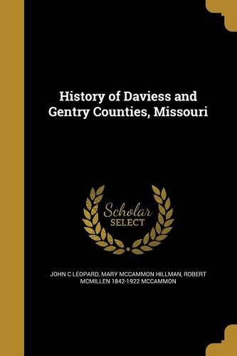 History of Daviess and Gentry Counties, Missouriの表紙
