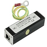 uxcell RJ45プラグ イーサネットネットワークサージ プロテクター サンダーアレスタ 避雷器