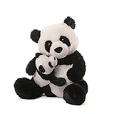 Panda & Baby Plush, 12"