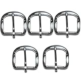 クラフトパーツ屋 バックル 15mm 丈夫 スチール製 シルバー 5個 バックルのみ ベルト金具 レザークラフト 首輪 バッグ 修理 交換用